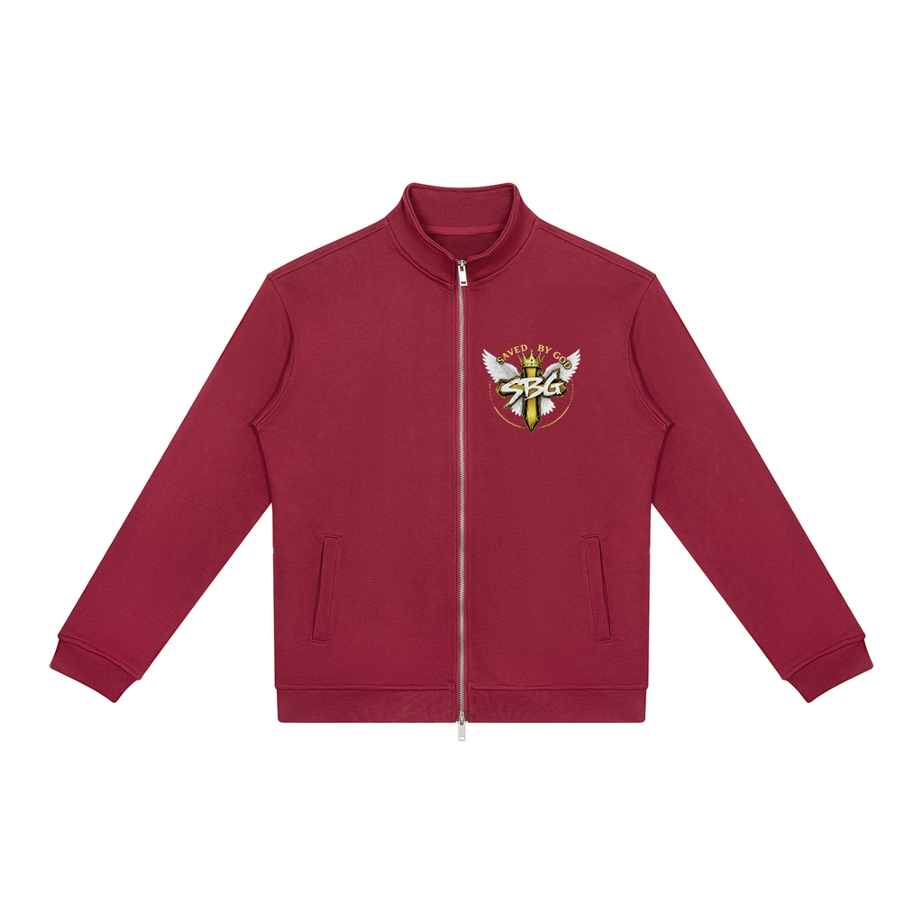SAVED BY GOD Stand Collar Jacket