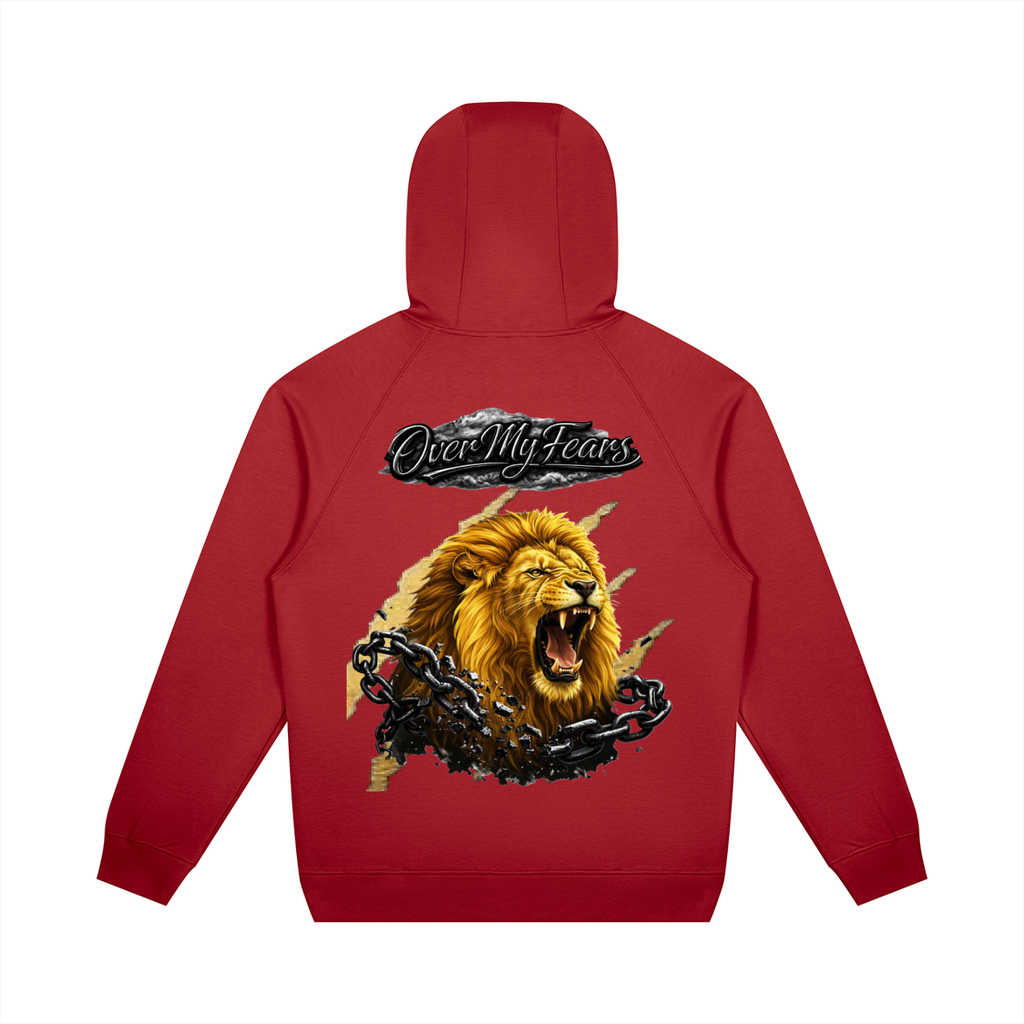 FAITH OVER MY FEARS Raglan Pullover Hoodie