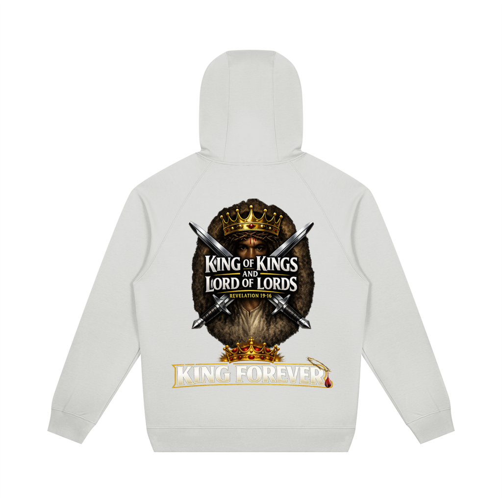 JESUS IS KING w/ FACES Oversized Raglan Pullover Hoodie