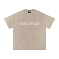 Saved By God Oversized T-Shirt w/ Logo
