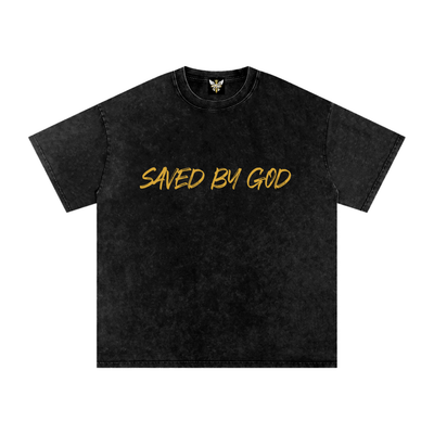 Saved By God Oversized T-Shirt w/ Logo