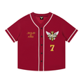Jesus is King Word Cross Button-Up Jersey