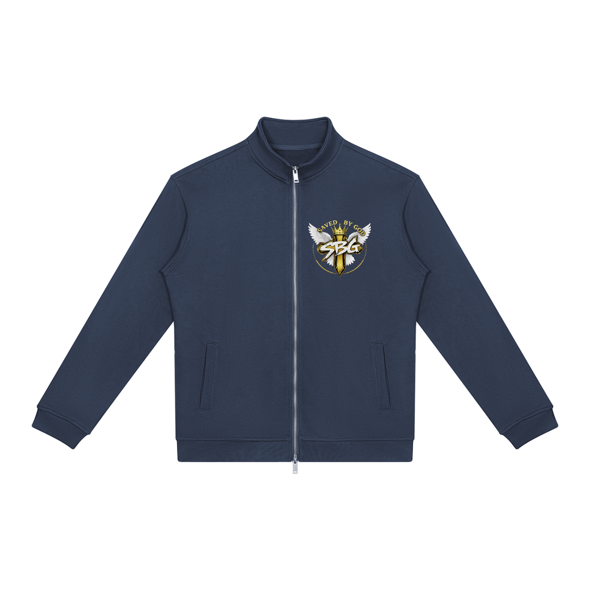 SAVED BY GOD Stand Collar Jacket