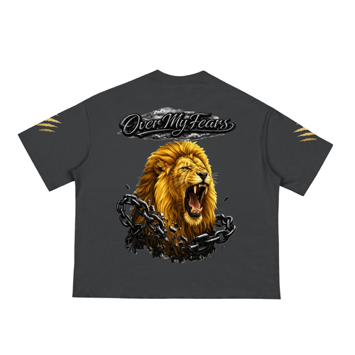 FAITH OVER MY FEARS Loose Boxy Tee