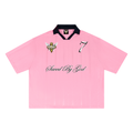 SAVED BY GOD 7 Striped Boxy Soccer Jersey