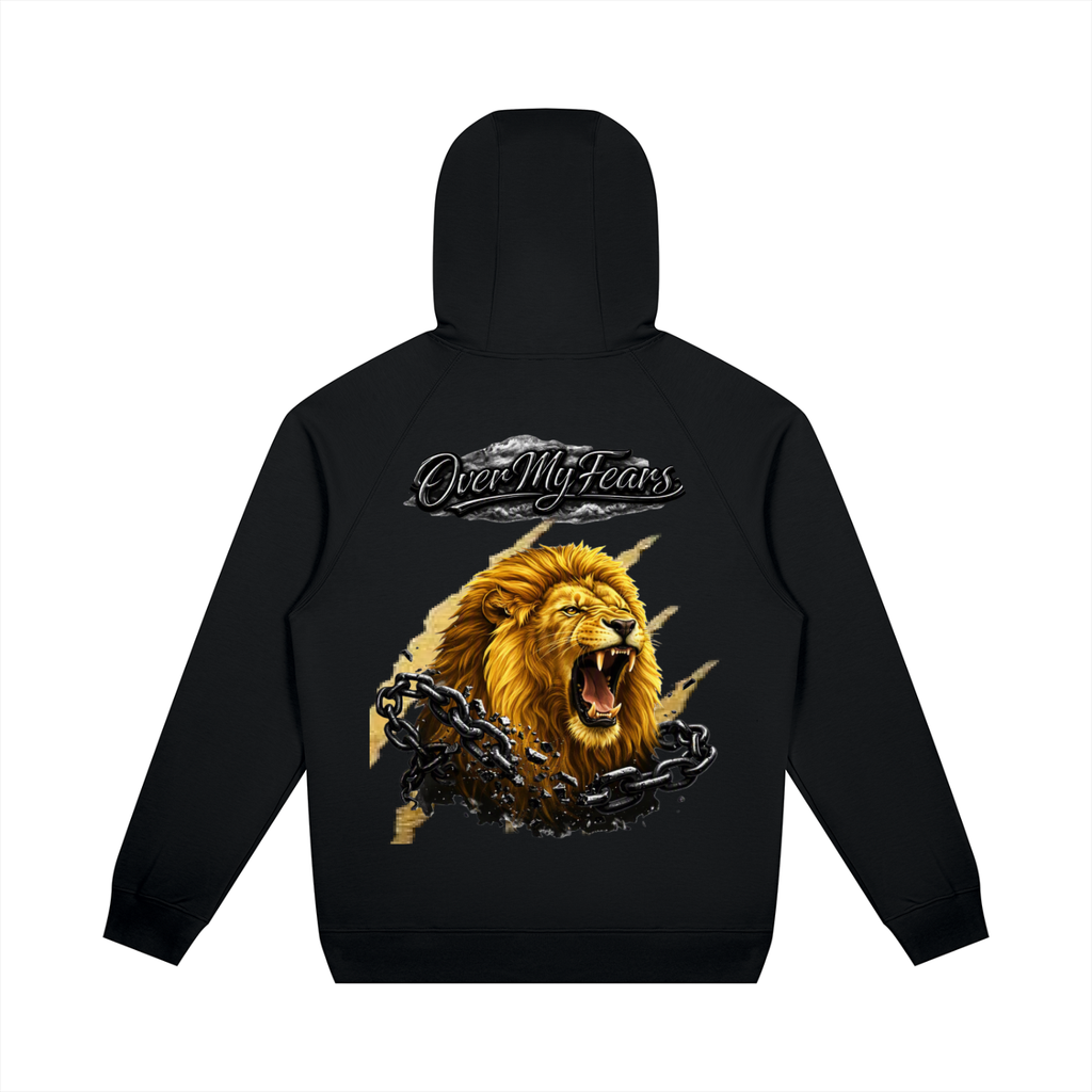 FAITH OVER MY FEARS Raglan Pullover Hoodie
