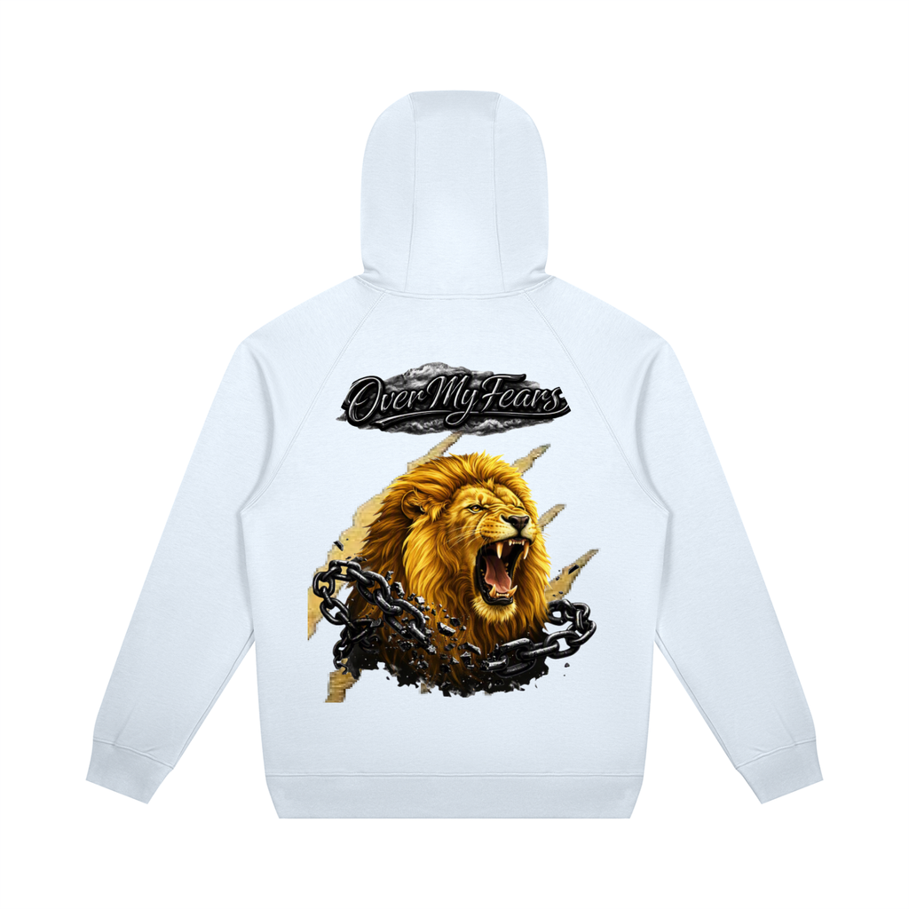 FAITH OVER MY FEARS Raglan Pullover Hoodie