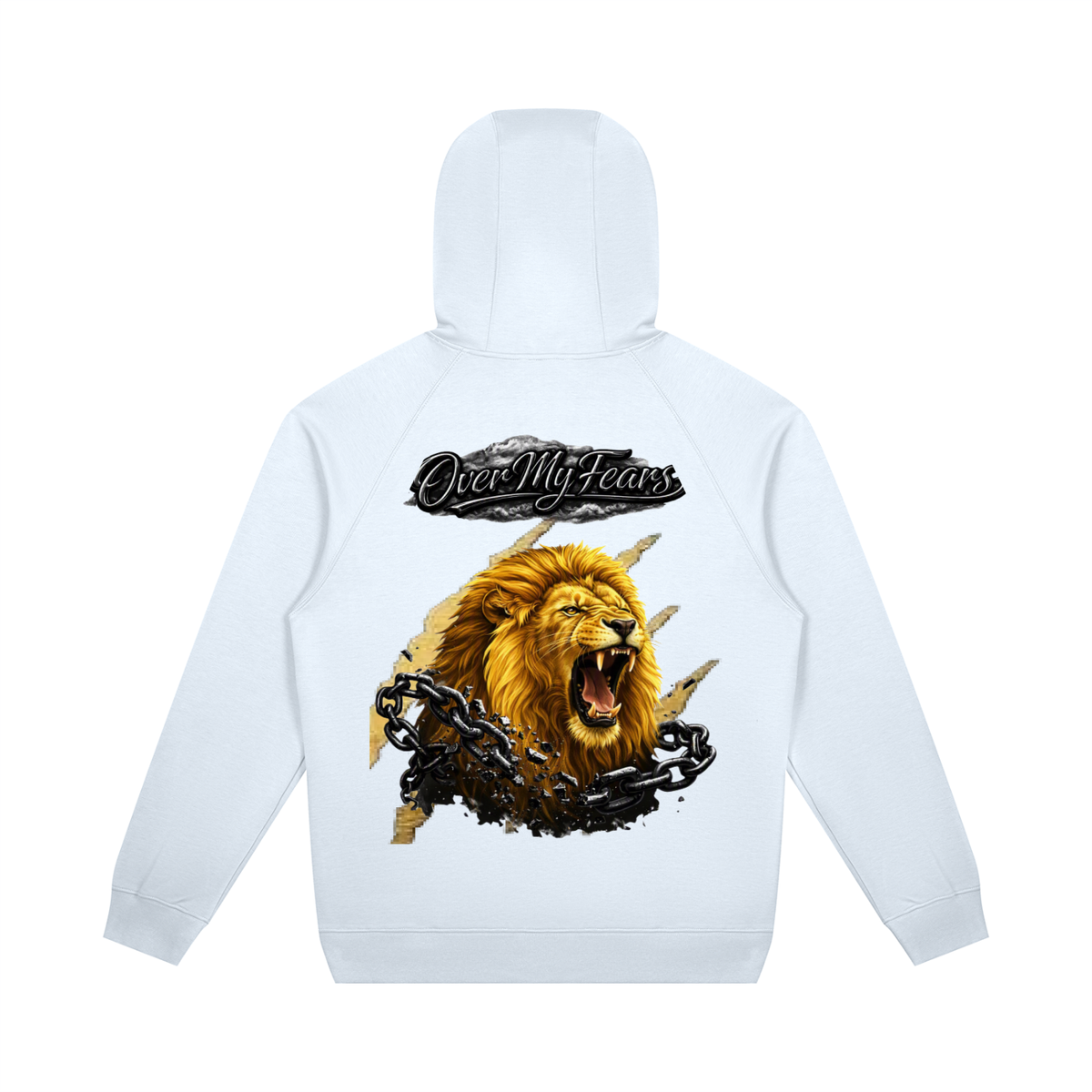 FAITH OVER MY FEARS Raglan Pullover Hoodie
