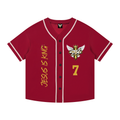 JESUS IS KING Silhouette Button-Up Jersey