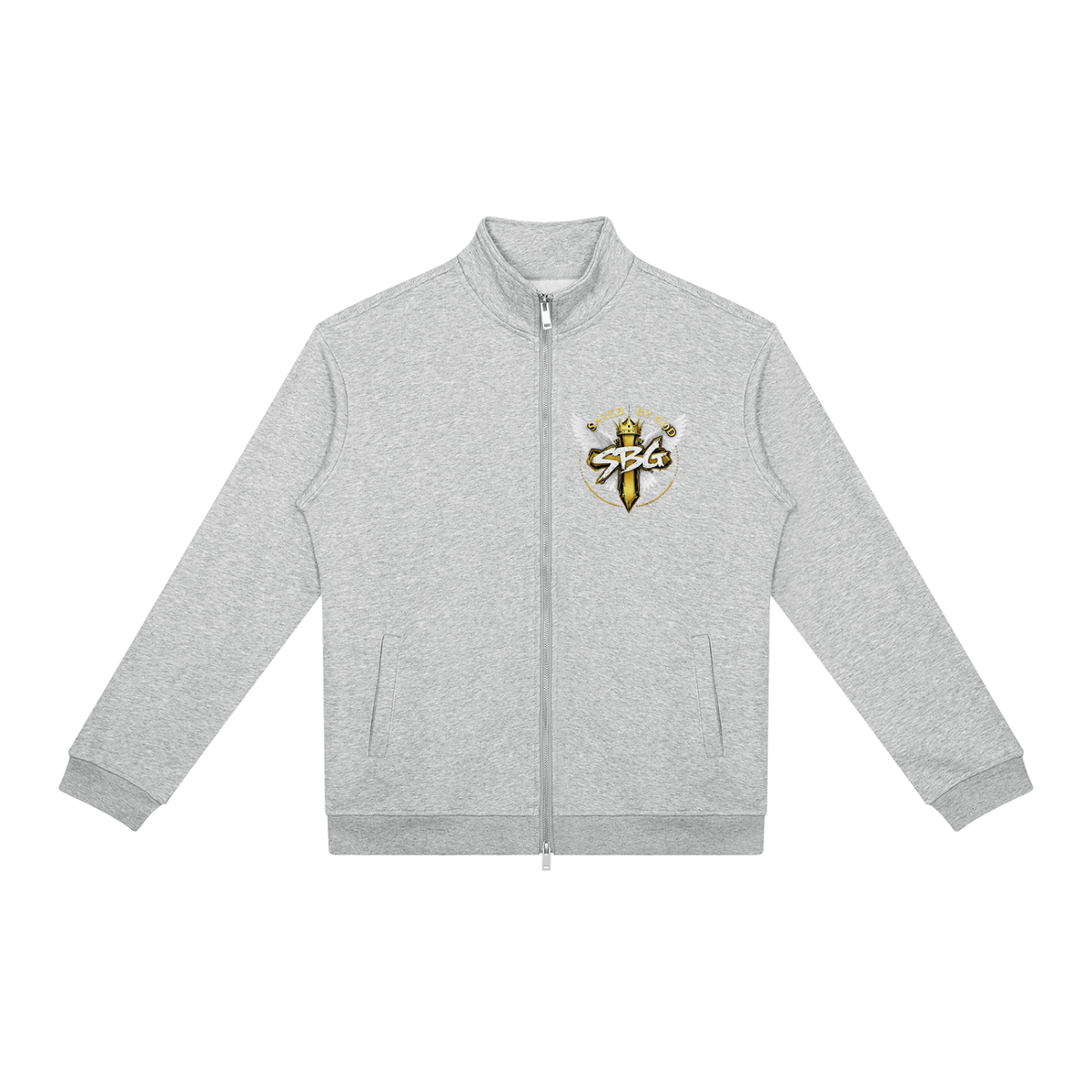 SAVED BY GOD Stand Collar Jacket
