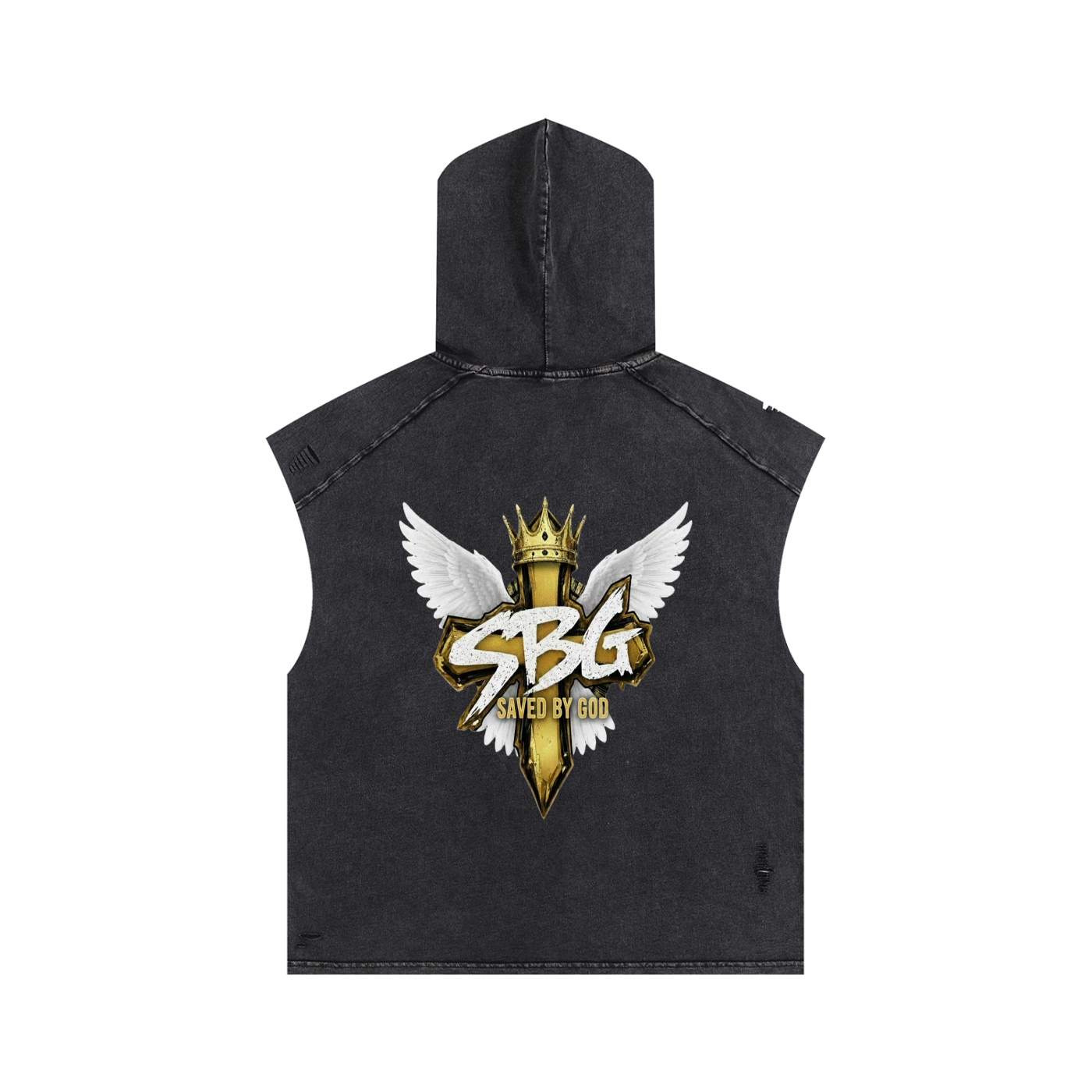 Saved By God Hooded Tank Top
