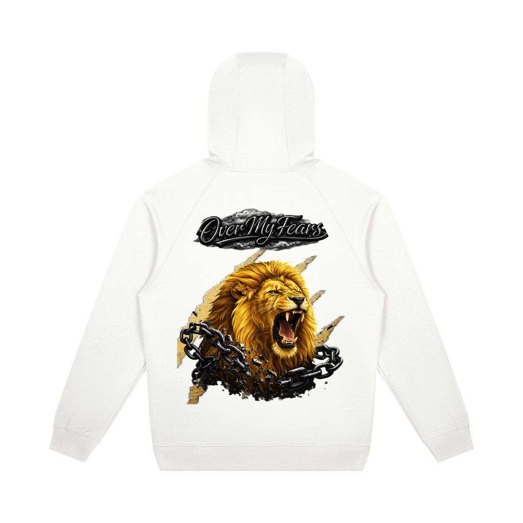 FAITH OVER MY FEARS Raglan Pullover Hoodie
