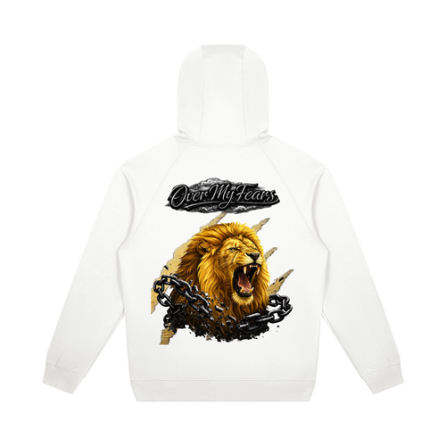 FAITH OVER MY FEARS Raglan Pullover Hoodie