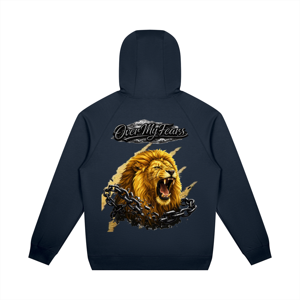 FAITH OVER MY FEARS Raglan Pullover Hoodie