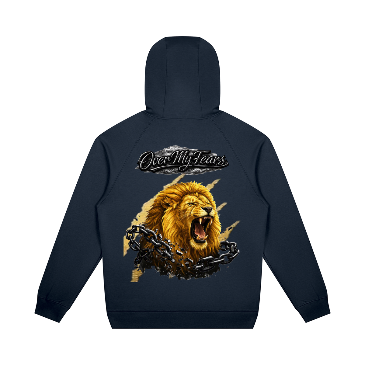 FAITH OVER MY FEARS Raglan Pullover Hoodie