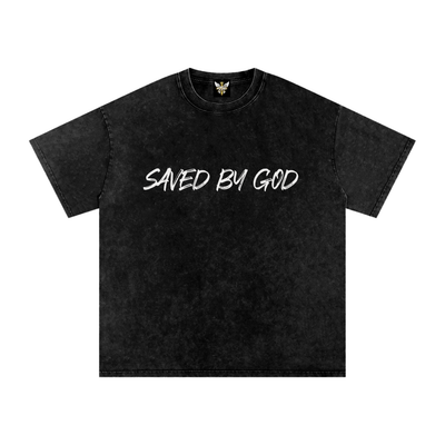 Saved By God Oversized T-Shirt w/ Logo